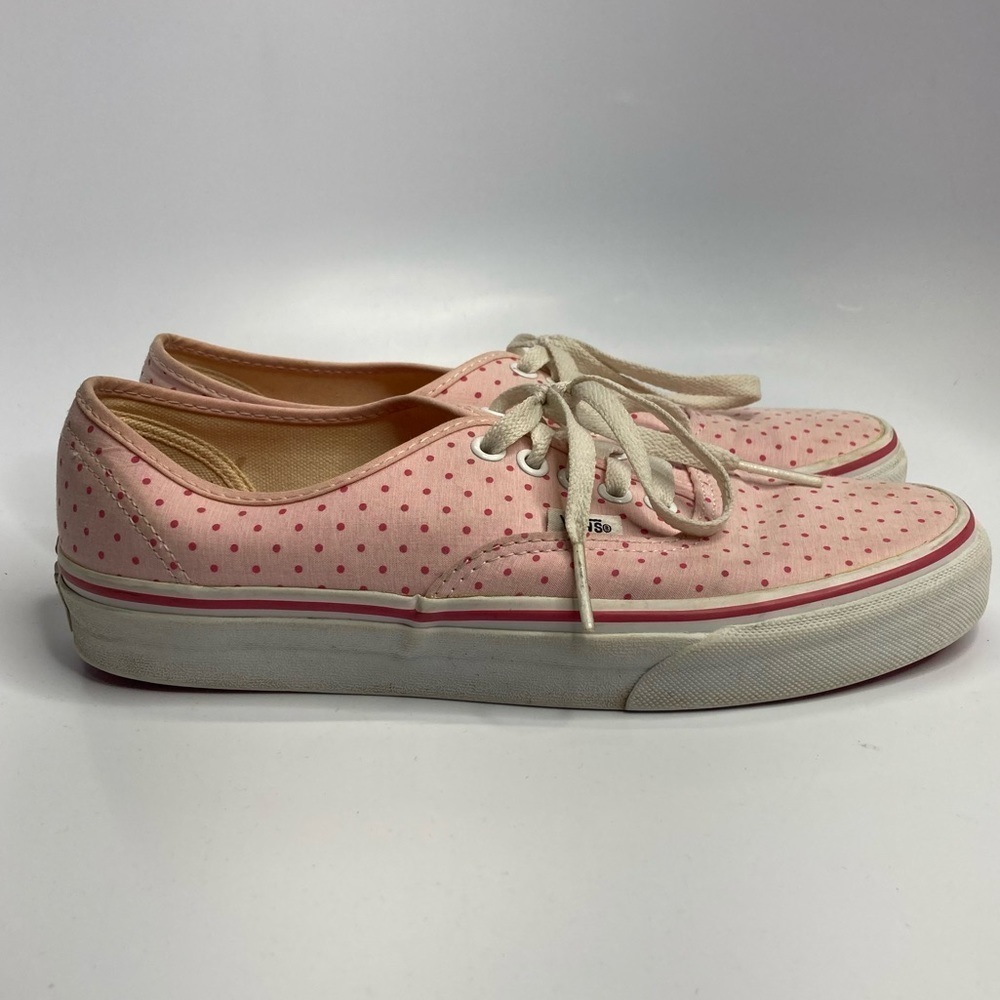 Vans pink polka‎ dot sneakers unisex sizing